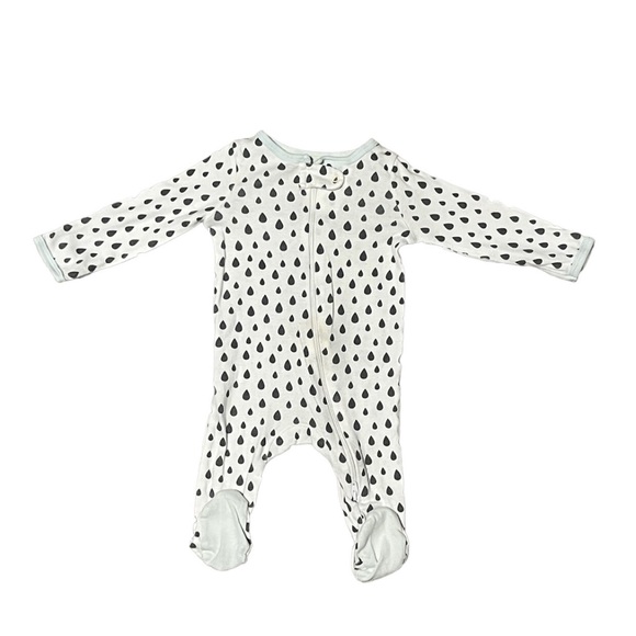 2 Pack 0-3M Patterned Zip Up Pajamas - Picture 2 of 3